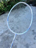 薰风（KUMPOO）羽毛球拍熏风k520pro全碳素超轻初学者单拍月白-冰蓝色羽线 实拍图