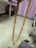 龍隐【黄金陈籽】星月菩提子手串男佛珠女款手链108颗送男女友礼物 梦见【蜜蜡牛角配饰】原创设计 8mm*12mm 实拍图