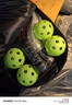 玻璃纤维匹克球拍训练娱乐男女通用pickleball单双拍套装 银河套装【送包四球】 实拍图