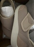 足力健艾爸爸大脚骨女鞋宽脚妈妈鞋拇指外翻老人鞋中老脚肿专用鞋 卡其【升级软弹减震女款】 39 标准运动码 实拍图