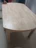 晨巢 餐桌 实木餐桌 可伸缩折叠圆桌餐桌家用现代中式饭桌餐厅家具 1.38米原木色 一桌四椅 实拍图