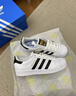 阿迪达斯adidas三叶草贝壳头SUPERSTAR男女休闲鞋EG4958 42码 实拍图