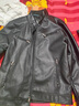啄木鸟 皮衣男外套春秋季夹克男仿皮PU皮机车男士商务休闲潮流皮茄克男 BSGD-609A黑色 L 【110-130斤】 实拍图
