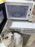 美的小滋味系列微波炉变频家用小型奶油风百搭复古转盘式一级能效低频轻音20L预制菜加热（M2H1） 实拍图