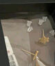 周六福5G工艺黄金耳钉女浪漫仙雪足金耳饰计价A0912072 约0.97g 一对 实拍图