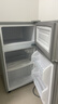 小黄鸭 迷你冰箱小 108L双门冷藏冷冻小型家用宿舍租房电冰箱小巧不占地 一级能效省电节能 58L【一级能效，租房省电款】 银色 实拍图