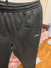 李宁加绒裤子秋冬男跑步运动裤户外休闲加厚直筒裤宽松长裤针织卫裤2X 实拍图