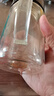 富光双层玻璃杯商务泡茶杯子 大容量男女耐热办公水杯带把黑色320ml 实拍图