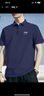 JEEP SPIRIT短袖t恤男透气夏季翻领polo衫男速干冰丝休闲运动上衣 藏青3XL 实拍图