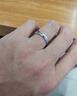 唯一（Winy）情侣戒指一对实用求婚戒指男士女款生日礼物情侣对戒纯银999 实拍图