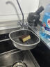 加度不锈钢水槽过滤网厨房水池洗碗洗菜厨余垃圾沥水漏剩菜剩饭三角篮 实拍图