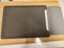 绿联电脑内胆包14-14.9英寸无磁适用苹果MacBookPro华为联想小米笔记本电脑轻薄保护套可作鼠标垫灰色 实拍图