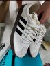 adidas「T头鞋」VL COURT复古休闲板鞋德训鞋男女阿迪达斯轻运动 汉玉白/黑色/树脂黄   36 实拍图