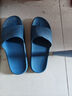 网易严选 EVA不臭脚玩趣彩虹拖鞋男女夏季浴室防滑情侣居家四季休闲 黑色 44-45 男XL 实拍图