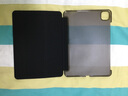 CangHua 2024/2025款iPad Pro11英寸保护套 M4/M5芯片苹果平板电脑保护壳超薄防摔三折支架硅胶皮套 黑色 实拍图