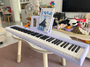 特伦斯折叠钢琴88键便携式电钢琴成人儿童电子琴重力度键盘V30pro钢琴 梦幻紫+专用琴包 实拍图