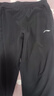 李宁（LI-NING）冰丝运动裤子男夏天速干裤夏季束口长裤薄弹性梭织透气休闲裤男 标准黑（冰丝款-口袋拉链） XL 实拍图