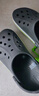 卡骆驰（CROCS）贝雅卡骆班洞洞鞋|205089 深蓝/辣椒红-4CC   46 /47(300mm)   实拍图