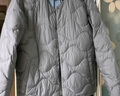 优衣库男装女装高级轻型羽绒便携式茄克/弧形压线外套夹克480949 07 青灰色 XS 实拍图