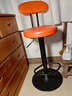 华恺之星吧台椅子高脚椅酒吧椅升降办公椅酒店前台简约椅子BY625高款橘 实拍图