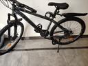 凤凰铝合金山地自行车成年人男士女士油刹可锁双减震山地车自行车学生 肖光灰/全轴承/辐条轮 26英寸（适合身高160-180） 24速凤凰定位变速【碳钢车架】 实拍图