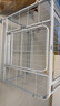 獒少保狗笼方管狗笼子大中小型犬金毛加粗宠物狗狗笼子狗屋用品 白色带天窗78*54*73cm 建议30内中小型犬 实拍图