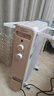 美的（Midea）【金缕衣】取暖器家用/电暖器/电暖气/加湿烘衣/13片全屋大面积取暖器/电热油汀取暖器NY2213-18GW 实拍图