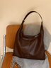 南风Chio2nd歌剧魅影托特包包女秋冬通勤单肩斜挎包简约百搭大气 棕色 实拍图