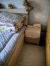 全友家居 原木风双人床主卧室高箱储物收纳床1.8米x2米现代简约板式床 实拍图