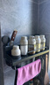 百年正和厨房置物架吸盘式壁挂免打孔调料架筷子刀架一体多功能收纳架 实拍图