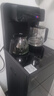 现代茶吧机饮水机制冷+制热+制冰水家用茶吧柜一体机智能语音遥控冷热两用下置水桶 黑色豪华AI语音炫彩屏蓝光壶 温热型 实拍图