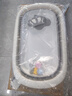 iuu婴儿洗澡盆 可折叠宝宝浴盆大号 洗澡神器躺托浴架新生儿童用品 【北欧灰】+浴垫 材质：FAD食品级材质检测认证 实拍图