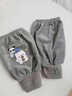 咕咕象（guguxiang）儿童袖套宝宝套袖小女孩男童一岁婴儿护袖羽绒服防脏手袖头秋冬季 灰色1双（325C05） 卡通绒布螺口袖套 实拍图