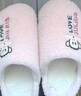 大嘴猴（paul frank）情侣棉拖鞋女男可爱家用室内防滑半包跟情侣家居秋冬保暖地板拖 红色 38-39 实拍图