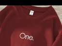 顶峰保罗（Dingfengbaoluo）T恤短袖男士夏季薄款宽松打底衫刺绣上衣百搭潮流DF085酒红M 实拍图