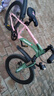 凤凰（Phoenix）儿童自行车6-15岁男孩女孩中大童山地车变速学生车小学生自行车 幻影粉绿色- 单速辐条轮 无后座 20寸(适合130-150cm) 实拍图