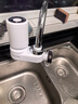 海尔（Haier）净水器水龙头过滤器家用直滤饮用水自来水滤水器前置过滤器厨房卫生间用除余氯三挡出水可清洗滤芯 月光白 一机4芯 实拍图