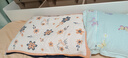 洁丽雅（Grace）A类抗菌全棉四层透气柔软纱布枕巾 纷飞花雨-驼 52*78cm一对装 实拍图