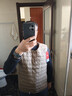 鸭鸭（YAYA）反季羽绒服男冬季轻薄羽绒背心内穿马夹男士保暖内胆薄款马甲KX 驼色 L /175 实拍图