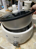 美的（Midea）烤肉锅电烤盘多功能电火锅一锅多用电煮锅分体式炖蒸煮一体电热锅火锅专用锅烤涮一体多功能料理锅 4.5L 1600W【分体旋钮款】HGE3026 实拍图