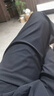 鸿星尔克运动裤男秋冬季新款加绒休闲裤长裤束脚针织卫裤男士裤子九分裤 【常规针织】-正黑-2103 2XL （175-180cm/140-145斤） 实拍图