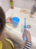 马博士儿童电动牙刷3-6-12岁智能提醒软毛卡通彩屏儿童礼物男蓝色刷头*4 实拍图