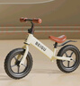 贝趣儿童平衡车1-3-6-12岁宝宝滑步车无脚踏小孩自行车男孩两轮滑行车 发泡轮 12寸 白色 适合身高80-100cm 2-5岁幼儿女孩圣诞节新年礼物 实拍图