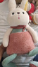 威尔通（WELTSTON）毛绒玩具布娃娃抱枕安抚玩偶摆件儿童生日礼物 小白兔子公仔70cm 实拍图