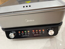 美的（Midea）火锅专用锅 电火锅 电煮锅8L多功能锅 鸳鸯锅分区控温 分体式多用途锅火锅锅HGS382712 实拍图