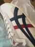 Onitsuka Tiger鬼塚虎男鞋 慢跑鞋透气轻便男女款运动休闲鞋RUNSPARK 白色/藏青色(1183B480-107) 40 实拍图
