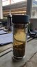 富光 男女士双层玻璃杯 高硼硅泡茶杯 茶水分离水杯带茶隔杯子500ml 实拍图