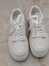鹿季小白鞋女板鞋十字花2025年秋季新款时尚百搭运动休闲鞋鞋子 白色 40 实拍图