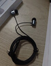 纽曼MX660 typec耳机线控有线音乐手机数字耳机type-c版入耳式金属立体声重低音扁平线适配  铁灰色 实拍图