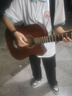维卡斯（WEIKASI）民谣吉他初学者木吉他单板新手入门练习琴guitar吉它学生男女乐器 38英寸沙比利+礼包【初学推荐】 实拍图